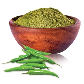 Dehydrated Green Chilli Powder